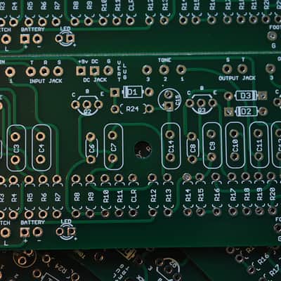 Permanent Electronics - *10-Pack* Silver Cord PCB circuit board DIY Fuzz Distortion pedal project image 2