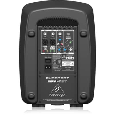 Behringer Europort MPA40BT All-in-One Portable 40-Watt PA System with Bluetooth Connectivity and Battery Operation image 6