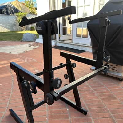 Immagine On-Stage Folding-Z Keyboard Stand with Second Tier - 6