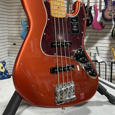 Fender Player Plus Active Jazz Bass - Aged Candy Apple Red w/Gig Bag & PLEK*D #231 image 1