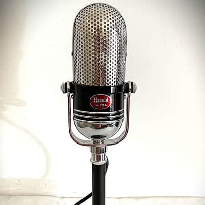 Rare 1960's Herald Dynamic Pill Microphone, upgraded audio, w/box, stand, Calrad image 1