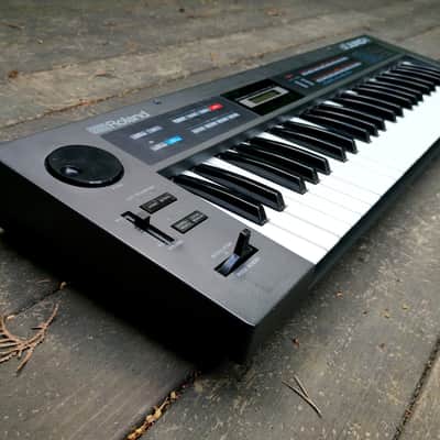 Roland Alpha Juno-1 49-Key Programmable Polyphonic Synthesizer 1985 - 1988 - Black image 5