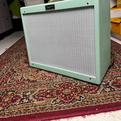 Fender 5F4 Tweed Super clone 30w with Spring Reverb by Emprize 2023 - Surf green and white tolex image 12
