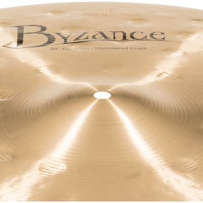 Meinl Byzance Hammered Crash 20", B20ETHC, Extra Thin - Crash Cymbal image 3