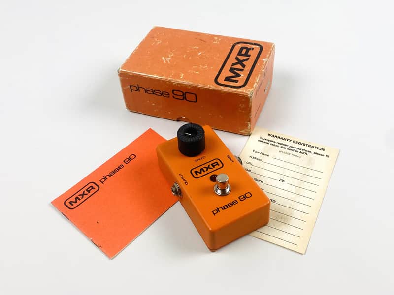 MXR MX-101 Block Phase 90 with Box and Manual: I been to the edge. 1981 Orange image 1