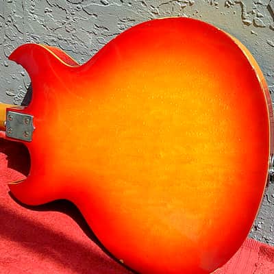 Barney Kessel*Vintage 1960's Norma / Teisco👑Semi-Hollow electric guitar*made-in-Japan image 18