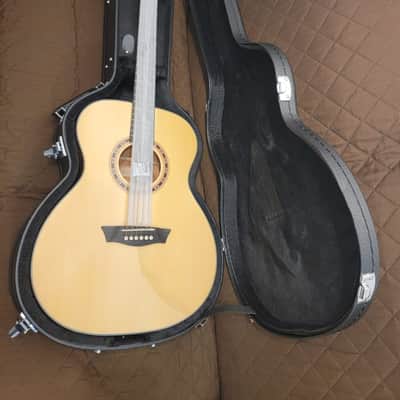 Washburn AF5K Apprentice Series Folk Body Spruce Top Mahogany Neck 6-String Acoustic Guitar w/Hard Case image 15