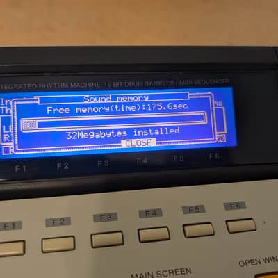 AKAI MPC2000XL w/ 32MB of RAM, CF Reader, Blue Screen, Newer Pad Sensors image 4