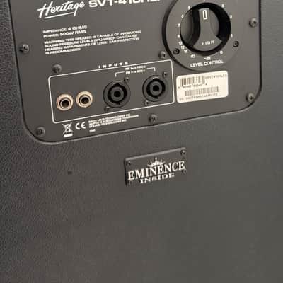 Ampeg SVT-410HLF Heritage Series 500-Watt 4x10" Bass Speaker Cabinet 2010 - Present - Black image 9