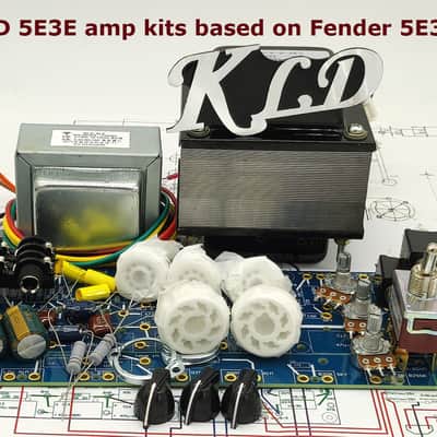 KLD-5E3E 25w hand wired tube guitar amp DIY amp kits based on 5E3 image 1