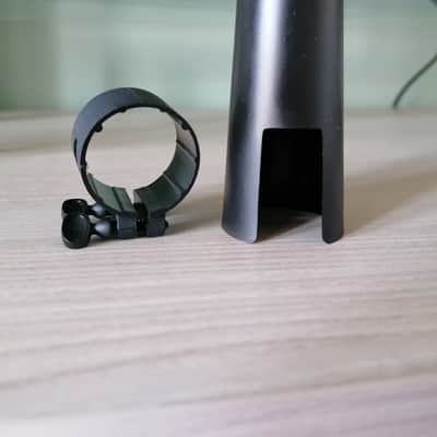 Rare Selmer USA Antony Gigliotti ligature and cap for hard rubber tenor sax mouthpiece. image 4