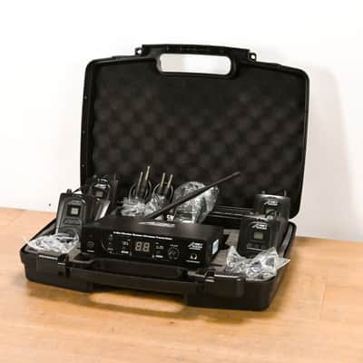 Audio2000's AWM630BU IEM System w/ six Bodypack Receivers: 573-597.8 MHz CG01019