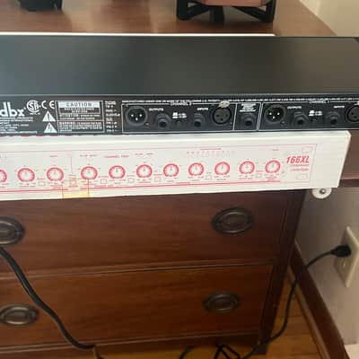 dbx 166XL Stereo Compressor / Limiter / Gate 2000s - Black image 3