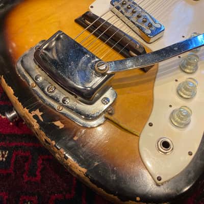 1972 Harmony H15 Silhouette / Bobkat with Goldfoils and original case image 3