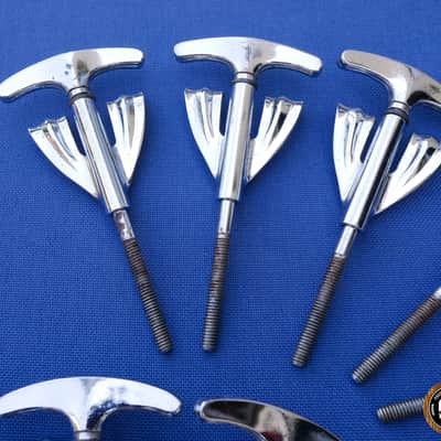 Ludwig Super Classic Vistalite Clawhooks Claws T-rods Pack Of 10 VG Vintage NO.2 image 4