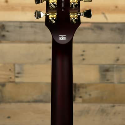 ESP EC-1000T CTM Electric Guitar See Thru Black Cherry image 7