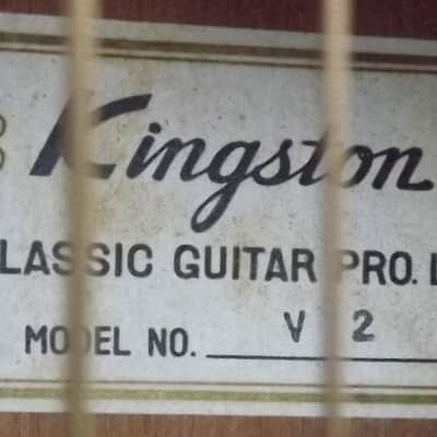 Vintage 1960's Made In Japan Kingston V-2 Acoustic Guitar W/OSC image 21