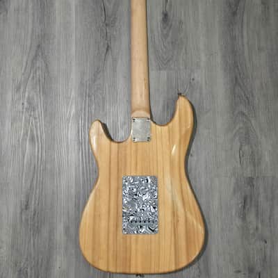 Custom Stratocaster Style Electric Guitar Moto- Pearloid Top And Gold Hardware image 2