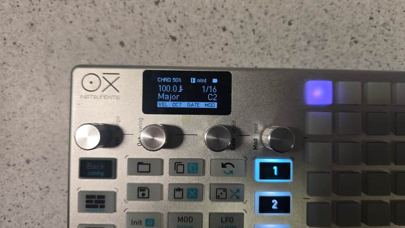 Oxi Instruments One MIDI / CV Sequencer Silver with Split & Pipe [Three Wave Music] image 1