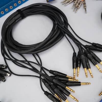 Switchcraft PT16TRS2DB25 1/4" TRS - DB25 Panel w/ Mogami Gold Cables! #58825 image 13