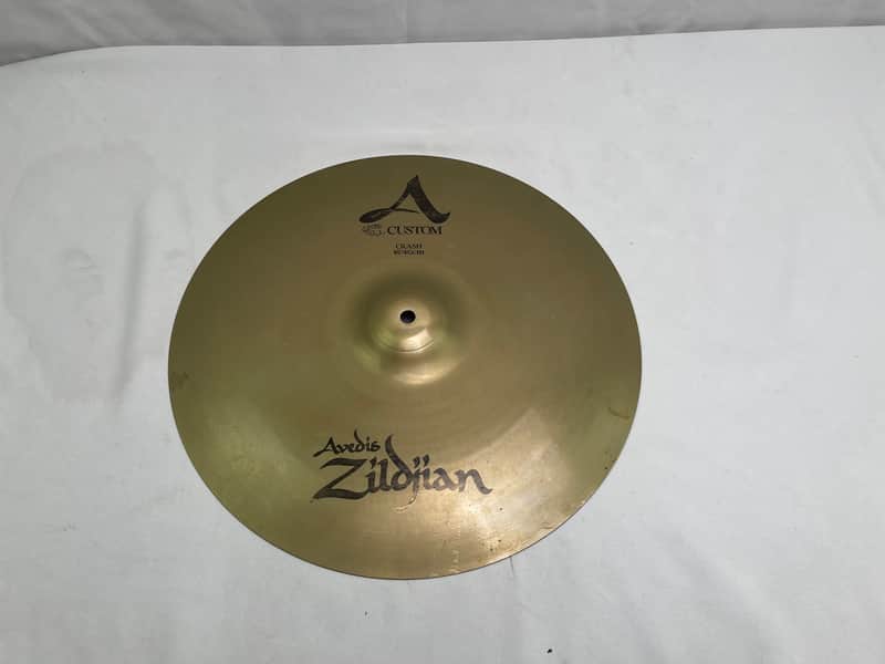 Avedis Zildjian 16" A Custom Crash Cymbal Percussion Brilliant image 1