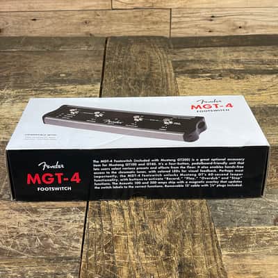 Fender 099-4071-000 MGT-4 Mustang GT 4-Button Footswitch with 1/4" Jack 2010s - Black/Silver image 9