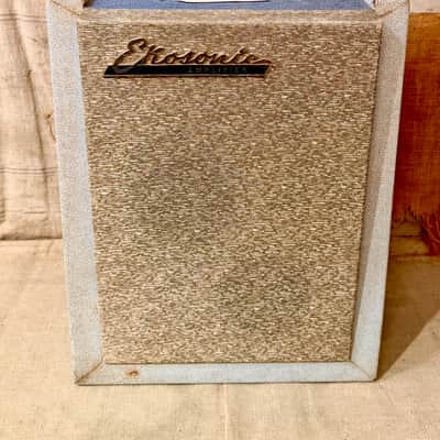 Ekosonic Mod 98 Tube Amplifier Made in Italy Circa 1950's - Two Tone Blue M image 4