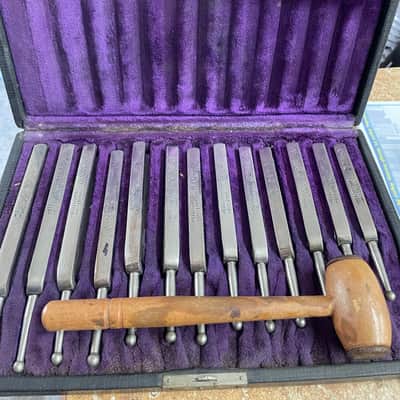 Deagan Toneometer Vintage Tuning Fork Set Vintage image 3