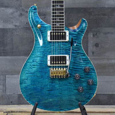 Pre-Owned PRS McCarty 594 Tremolo Wood Library - Laguna Blue with Hard Shell Case image 1