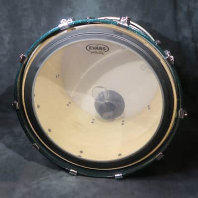 Natal Cafe Racer Poplar Green Sparkle Ex Puddle of Mudd 6 Piece Drum Kit + Hardware image 19