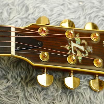 Rare Yamaha ALL Solid body LL-23J Acoustic Guitar Ebony | Reverb