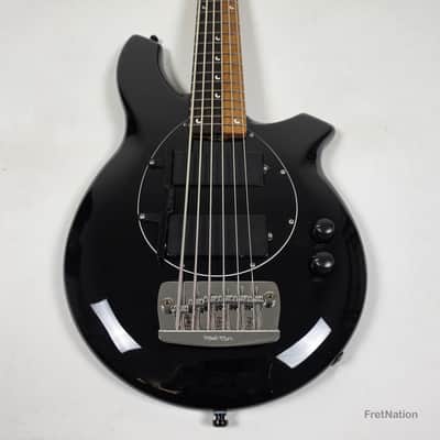 Ernie Ball Music Man John Myung Bongo HH 6-String Bass Black w/ Gator Bag 8.56lbs S08050 image 4