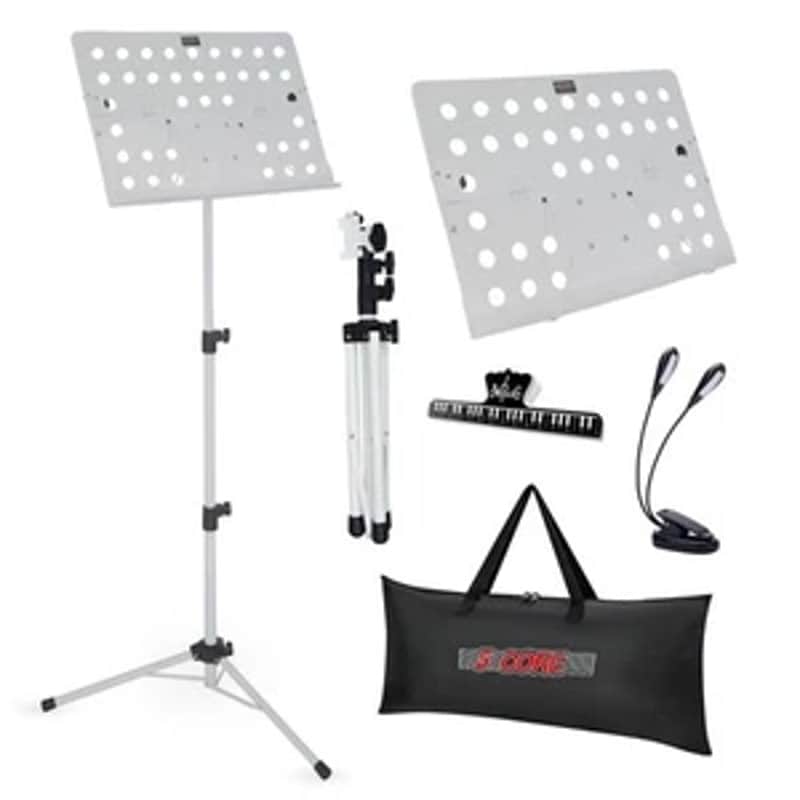 New Music Stand Adjustable Book Stands Foldable Portable Sheet Holder image 1