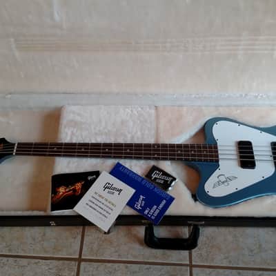 Gibson Non-Reverse Thunderbird 2013 Pelham Blue OSHC Tags & dustcloth image 5