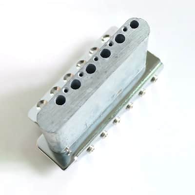 Chrome Stratocaster Style 2 Point Bridge Tremolo System image 3