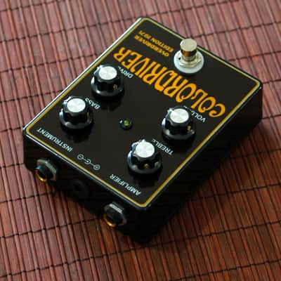 Handmade Colordriver Overdriver Black Edit 1971 Guitar Pedal Fuzz Overdrive high quality components image 2