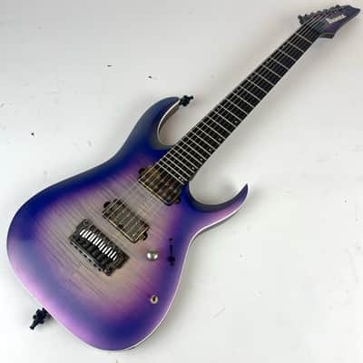 Ibanez RGA71AL-IAF Axion Label - Indigo Aurora Burst Flat image 1