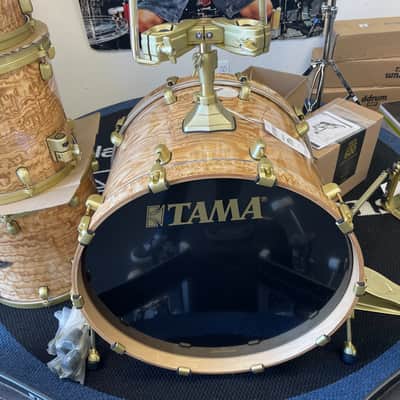 Tama Starclassic "50th Anniversary" limited drum set 2022` Tamo Ash/satin gold hardware image 4