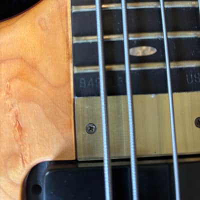 Alembic Spoiler Exploiter 4 string Bass guitar 1984 - Maple w OHSC image 9
