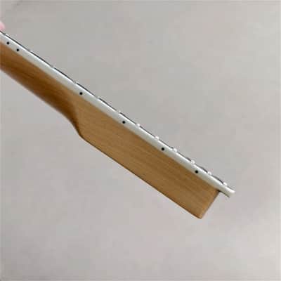 Gloss Electric Guitar Neck Baritone Style 22 Fret 27 Inch rosewood image 3