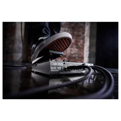 BOSS GX-10 Guitar Effects Processor with Multi Mode Footswitches, Integrated Expression Pedal, and USB Audio Connectivity (Black) image 6