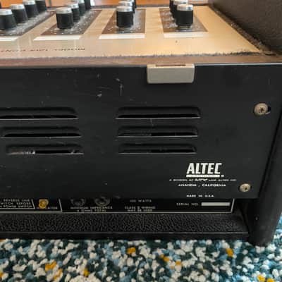 VINTAGE Altec Lansing 1214 Control Console Mixing Board Spring Reverb 60's 70's image 3