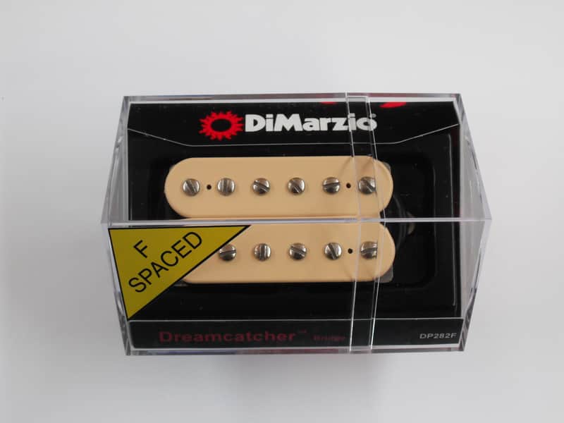 DiMarzio F-spaced Dreamcatcher Bridge Humbucker Creme W/Chrome Poles DP 282 image 1