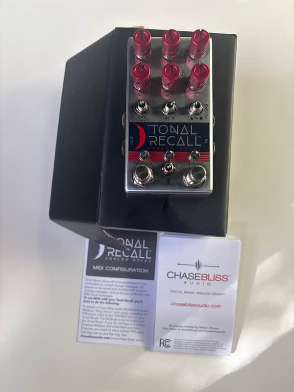 Chase Bliss Audio Tonal Recall V2 Red Knob Mod Analog Delay | Reverb