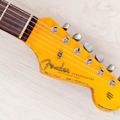 2023 Fender Custom Shop ‘61 Stratocaster Heavy Relic Super Faded/Aged Three-Tone Sunburst w/ Texas Specials image 4