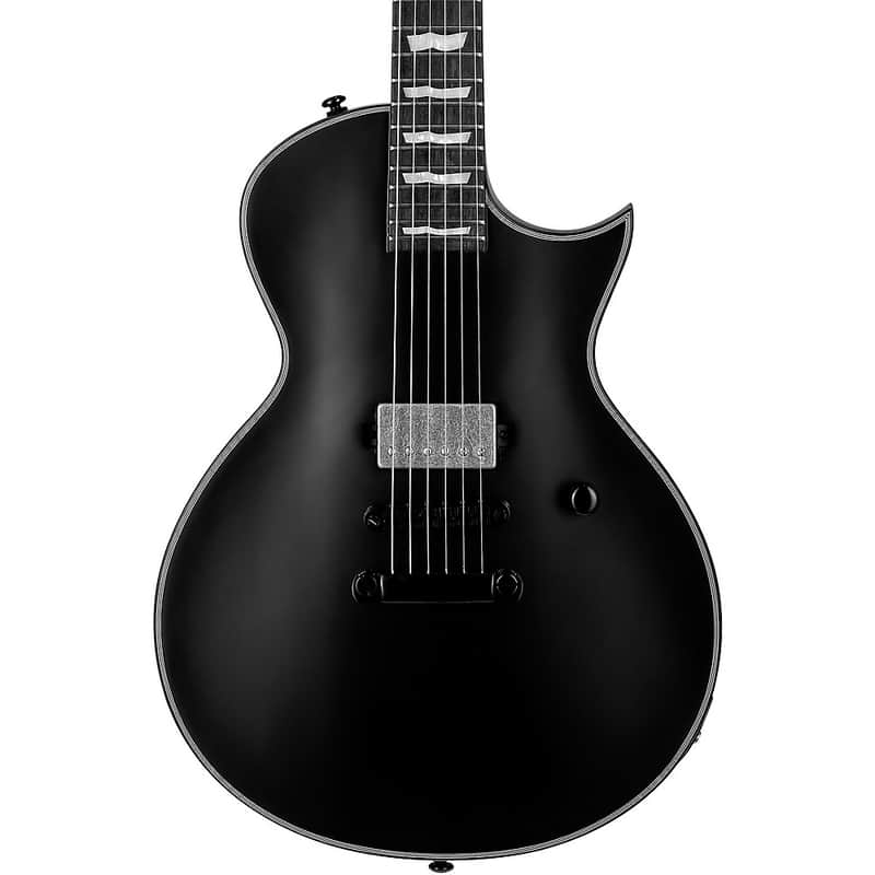 ESP LTD EC-201 Electric Guitar Regular Black Satin image 1