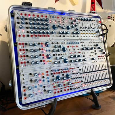 Buchla Tiptop 200t series with BPNYC ZERO Halliburton Eurorack Modular Travel Case 9U #4 image 2