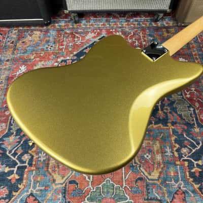 NEW Fender FSR Traditional II 60’s Jazzmaster Ishibashi Music Exclusive - Mystic Aztec Gold image 8