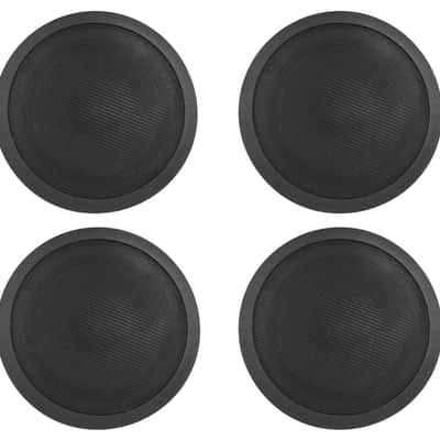 Pair (2) Rockville CCL5T Black 70V 5" Commercial Ceiling Speakers 4 Restaurant/Office image 1
