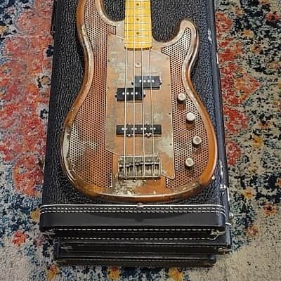 2012 James Trussart - Custom Rusty SteelCaster Bass - Metal Body! image 2